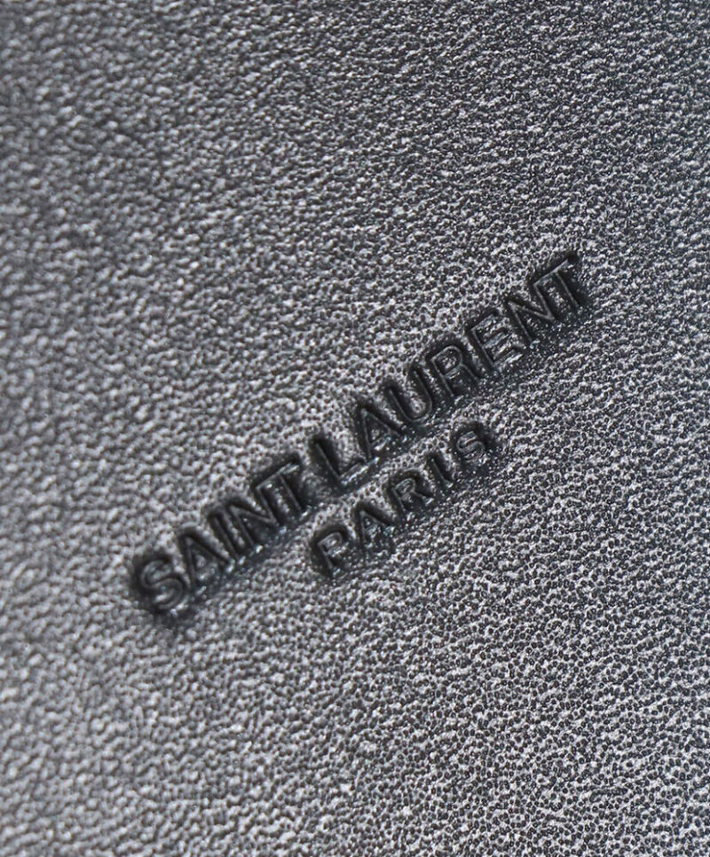 Saint Laurent Celia Mini Tote In Smooth Leather Black